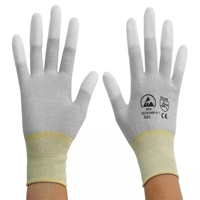 Phòng sạch chống tĩnh điện Găng tay tráng Poly ESD PU
