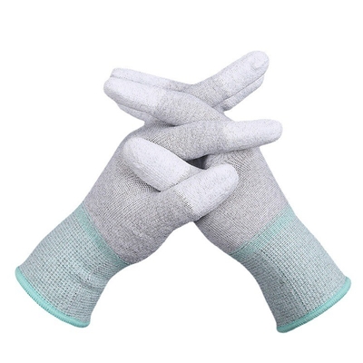 Găng tay bảo hộ lao động an toàn ESD màu đen chống tĩnh điện Màn hình cảm ứng Pu Extreme Grip