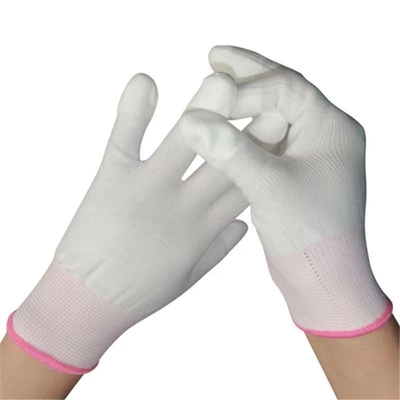 Nylon làm việc chống tĩnh điện Găng tay 13 thước đo Sợi carbon liền mạch Găng tay ESD phù hợp nhất