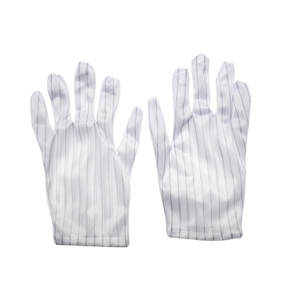 Găng tay ESD chống tĩnh điện Polyester Găng tay ESD có chấm nhựa PVC miễn phí