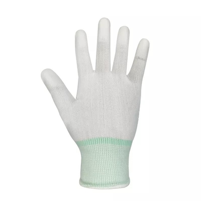 13 Găng tay bằng sợi carbon Esd Găng tay chống tĩnh điện PU Top Fit Găng tay ESD phủ ngón tay