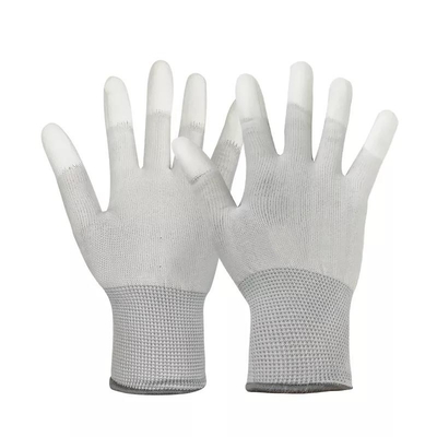 13 Găng tay bằng sợi carbon Esd Găng tay chống tĩnh điện PU Top Fit Găng tay ESD phủ ngón tay