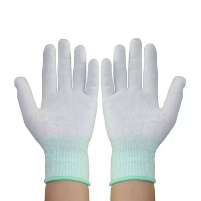 Găng tay chống tĩnh điện PU chống tĩnh điện với lớp phủ PVC chấm