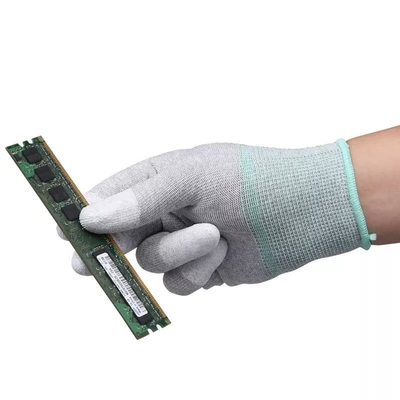 Phòng sạch Làm việc chống tĩnh điện Găng tay chịu nhiệt phủ PU