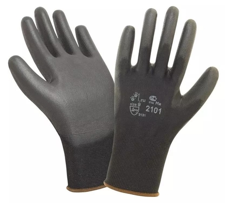 Găng tay chống tĩnh điện Polyester Pu Dots Sợi carbon Phòng sạch Găng tay Esd cho nhà máy điện tử