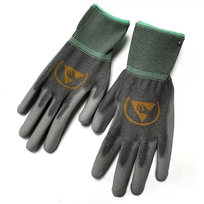 Găng tay chống tĩnh điện Bảo vệ tay An toàn làm việc Sợi carbon 13g dệt kim