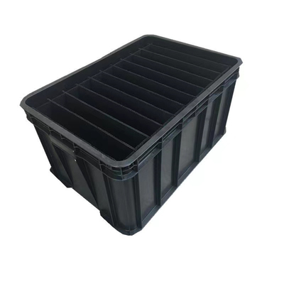 Giá đỡ điện tử SMT Hộp lưu trữ ESD Màu đen Vòng tuần hoàn nhựa dẫn điện Chống tĩnh điện