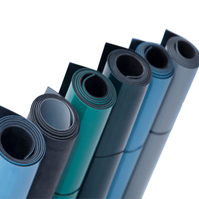 Thảm trải sàn PVC chống tĩnh điện Vinyl ESD bền lâu Kích thước tùy chỉnh Màu xanh lam