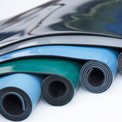 Thảm trải sàn PVC chống tĩnh điện Vinyl ESD bền lâu Kích thước tùy chỉnh Màu xanh lam