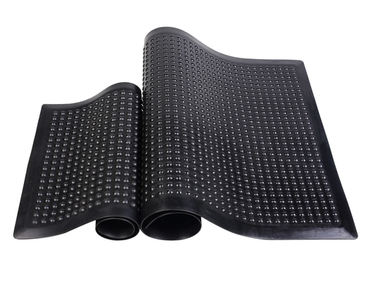 Thảm chống mỏi 3 lớp chống tĩnh điện, PVC dẫn điện Tấm lót sàn ESD màu đen vàng