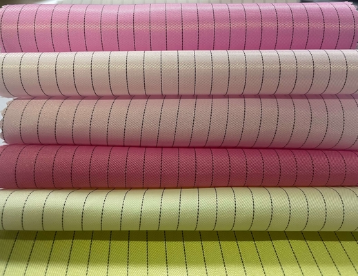 Lưới/Dải ESD Polyester/Cotton dẫn điện 5mm/4mm với độ phân rã tĩnh 0,1 giây