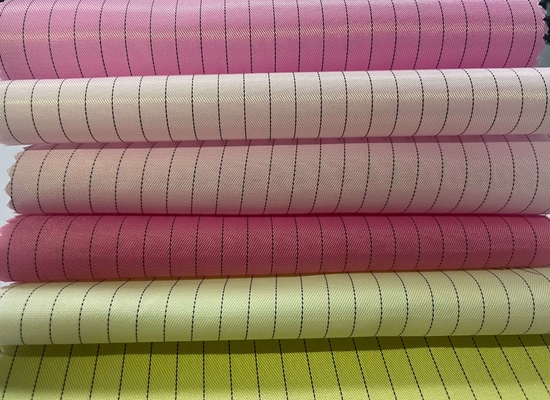 Lưới/Dải ESD Polyester/Cotton dẫn điện 5mm/4mm với độ phân rã tĩnh 0,1 giây
