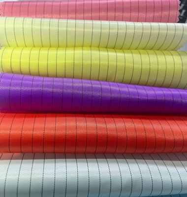Lưới chống tĩnh điện 5 mm Vải chống tĩnh điện ESD 99% Polyester cho quần áo bảo hộ lao động công nghiệp