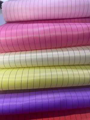 Lưới chống tĩnh điện 5 mm Vải chống tĩnh điện ESD 99% Polyester cho quần áo bảo hộ lao động công nghiệp