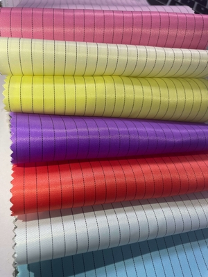 Lưới chống tĩnh điện 5 mm Vải chống tĩnh điện ESD 99% Polyester cho quần áo bảo hộ lao động công nghiệp