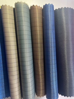 Dải 5 mm Vải ESD Phòng sạch Chống tĩnh điện Vải polyester chống tĩnh điện an toàn ESD