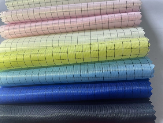 Vải chống cháy ESD dẫn điện Chống tĩnh điện Poly Cotton FR Twill Vải cho quần áo bảo hộ lao động