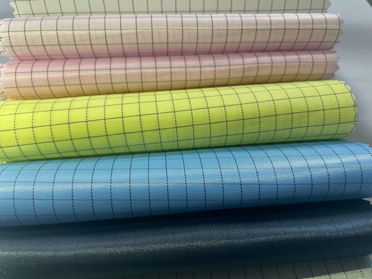Vải chống tĩnh điện 65% Polyester 35% Cotton Twill cho quần áo Esd