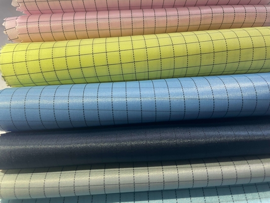 Vải chống tĩnh điện 65% Polyester 35% Cotton Twill cho quần áo Esd