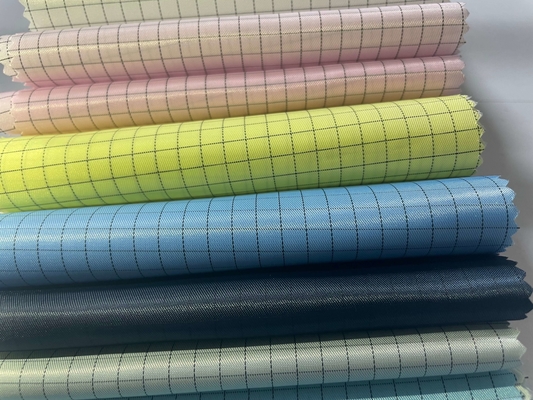 Vải chống tĩnh điện 65% Polyester 35% Cotton Twill cho quần áo Esd