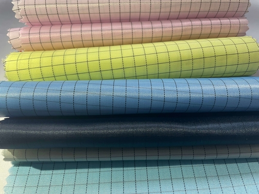 Vải chống tĩnh điện 65% Polyester 35% Cotton Twill cho quần áo Esd