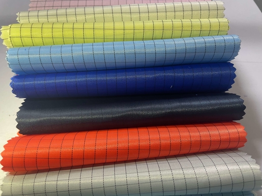 Vải chống tĩnh điện 65% Polyester 35% Cotton Twill cho quần áo Esd