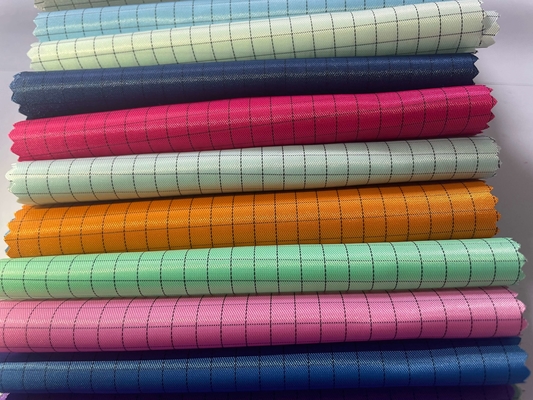 Phòng sạch chống tĩnh điện Lint Polyester miễn phí Vải chống tĩnh điện an toàn cho quần áo phòng thí nghiệm