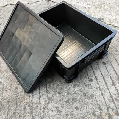 Hộp lưu trữ linh kiện nhựa chống tĩnh điện Bao bì ESD Hộp đựng sóng Khay Pallet Thùng dẫn điện Boxe