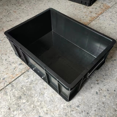 Hộp linh kiện ESD Thùng lưu trữ an toàn ESD Hộp chống tĩnh điện nhỏ màu đen Nhựa dẫn điện Khay đóng gói chống tĩnh điện nhỏ