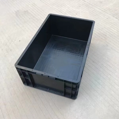 Khay chứa ESD phòng sạch dẫn điện chống tĩnh điện có ngăn chứa Hộp đựng chống tĩnh điện màu đen Hộp nhựa ESD có nắp đậy