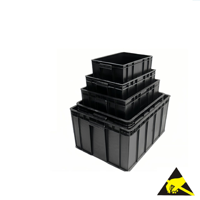 Khay nhựa Esd chống tĩnh điện Hộp đựng thành phần Esd Hộp dẫn điện chống tĩnh điện cho thiết bị điện tử