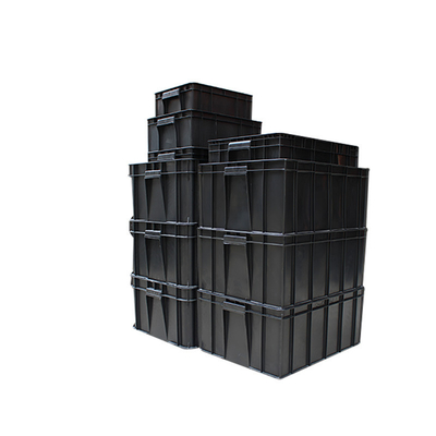 Bộ lưu trữ linh kiện chống tĩnh điện PP Khay chứa ESD Thùng Pallet Hộp dẫn điện chống tĩnh điện