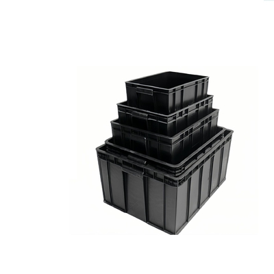 Bộ lưu trữ linh kiện chống tĩnh điện PP Khay chứa ESD Thùng Pallet Hộp dẫn điện chống tĩnh điện