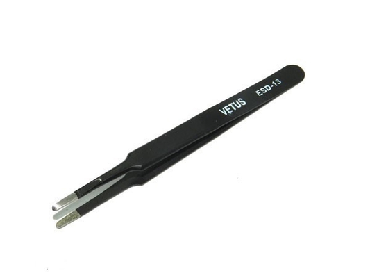 Nhíp nối mi Vetus công nghiệp bền bỉ ESD Nhíp cong bằng thép không gỉ