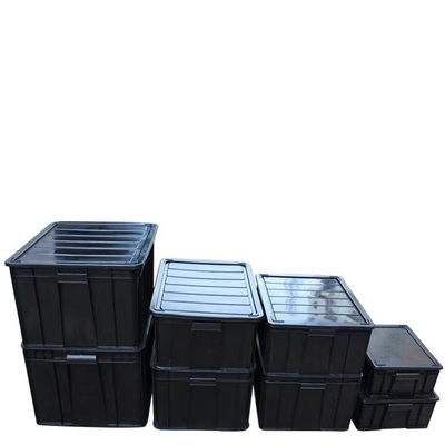 Hộp nhựa an toàn ESD nhỏ 350 * 265 * 125mm Thùng chống tĩnh điện Cán bóng