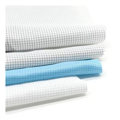 Phòng sạch Vải ESD chống tĩnh điện Vải chống co ngót Polyester