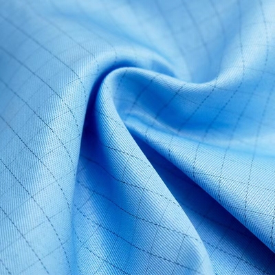 Phòng sạch Vải ESD chống tĩnh điện Vải chống co ngót Polyester