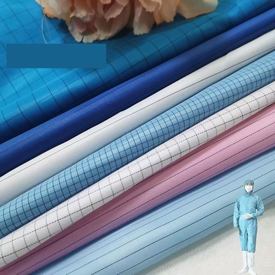 Phòng sạch Vải ESD chống tĩnh điện 188 * 120 cotton Vải mặc làm việc