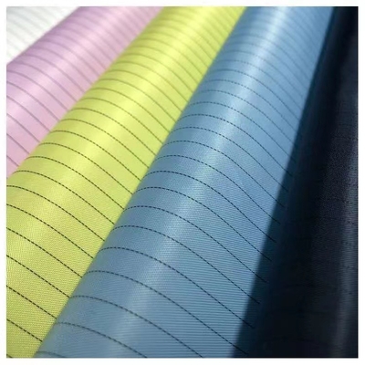 100d * 100d Chống tĩnh điện ESD cho phòng sạch Vải dệt Gabardine