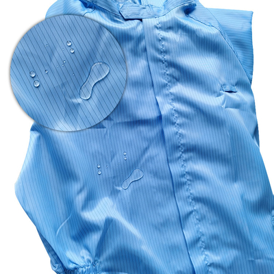 Quần áo bảo hộ lao động Vải ESD chống tĩnh điện Vải lót 100% Polyester