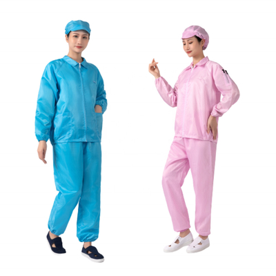 Quần áo chống tĩnh điện ESD 5MM Dải 2,5mm Grip Yếm phòng sạch