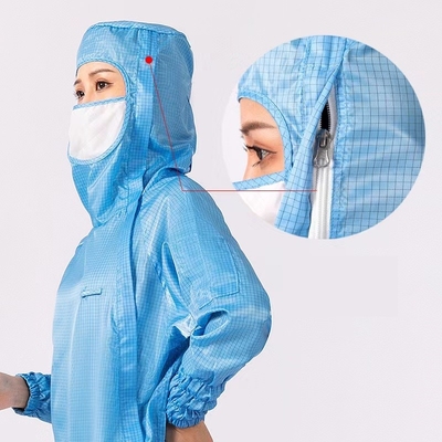Quần áo chống tĩnh điện trong phòng sạch có thể khử trùng được Quần áo chống bụi ESD