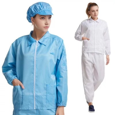 Phòng sạch Chống tĩnh điện ESD Smock Gown Tùy chỉnh Chống thấm nước với tay áo dài
