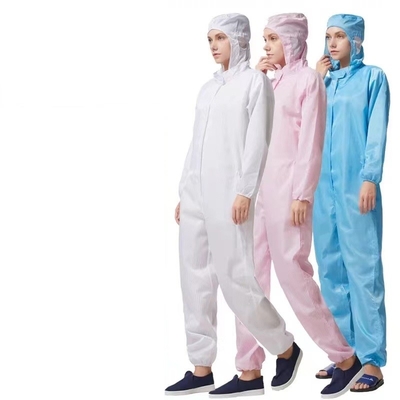 ESD Lint Hàng may mặc miễn phí Unisex Chống bụi chống tĩnh điện Bộ quần áo phòng sạch chống tĩnh điện
