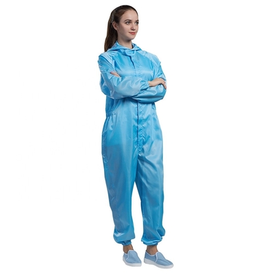 Quần áo chống tĩnh điện thoáng khí Bộ đồ phòng sạch thân thiện với làn da