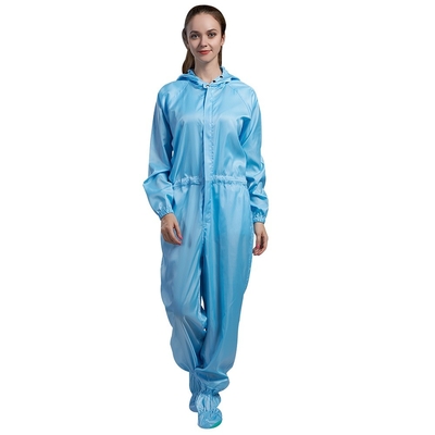 Phòng sạch 250g Áo khoác chống tĩnh điện ESD Quần làm việc thoải mái