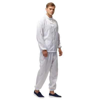 Xưởng Clearoom Có mũ trùm đầu Chống tĩnh điện Yếm PPE có thể giặt được