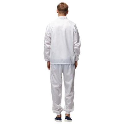 Xưởng Clearoom Có mũ trùm đầu Chống tĩnh điện Yếm PPE có thể giặt được