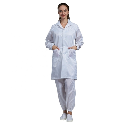 DG001 Quần áo chống tĩnh điện ESD Smock cho phòng sạch công nghiệp
