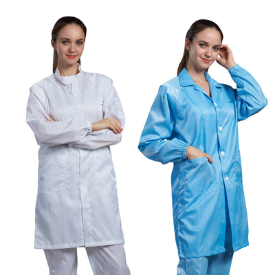 Phòng sạch Chống bụi chống tĩnh điện Quần áo bảo hộ lao động ESD Lưới 5mm
